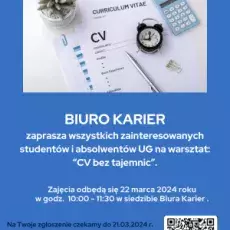 WARSZTAT | CV bez tajemnic | ZAPISY!