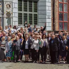 Pamiątkowe zdjęcie z Prezydent Miasta Gdańsk Aleksandrą Dulkiewicz