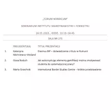 Forum styczeń 2023