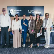 Wizyta przedstawicielek Caucasus International University z Tbilisi