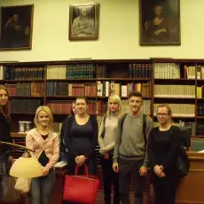 wizyta w bibliotece PAN