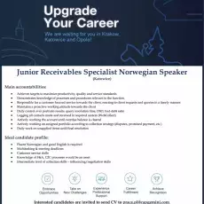 Oferta dla studentów i absolwentów linii norweskiej