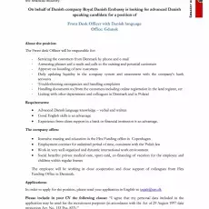 Oferta dla studentów / absolwentów linii duńskiej 