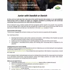 Oferta pracy z językiem szwedzkim / duńskim 