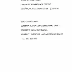 Oferta pracy dla studentów / absolwentów z językiem szwedzkim 