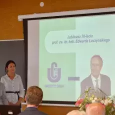 Uroczystość Jubileuszu 70-lecia Prof. dra hab. Edwarda Łuczyńskiego