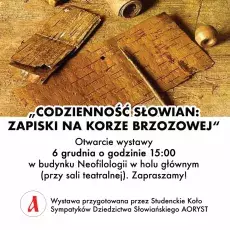 Wystawa "Codzienność Słowian"
